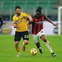 Milan survive home scare, hold Udinese to 1-1 draw