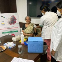 Thank you sister: Sitharaman after Covid jab