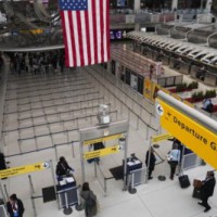 US air travel at highest level in nearly a year