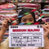Rashmika Mandanna starts 'Mission Majnu' in Lucknow