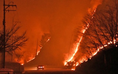 Over 6,000 evacuated due to fast-spreading wildfire in S.Korea Over 6,000 evacuated due to fast-spreading wildfire in S.Korea