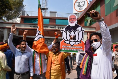 BJP took a headstart from first phase of UP polls BJP took a headstart from first phase of UP polls