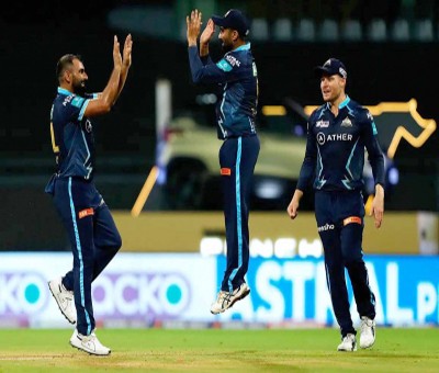 IPL 2022: Shami, Tewatia shine as Gujarat Titans start campaign with 5-wicket win over Lucknow IPL 2022: Shami, Tewatia shine as Gujarat Titans start campaign with 5-wicket win over Lucknow