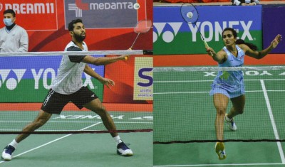 Swiss Open badminton: PV Sindhu, HS Prannoy reach singles finals Swiss Open badminton: PV Sindhu, HS Prannoy reach singles finals
