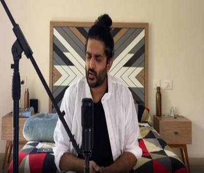 Video of sadhu going into a trance listening to his song moves Sid Sriram