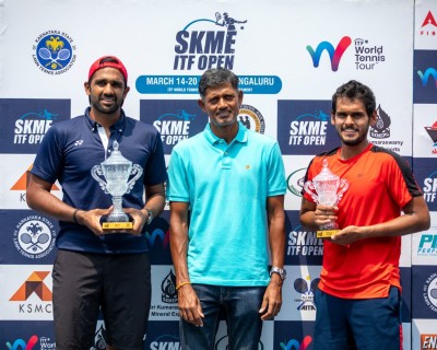 Arjun Kadhe wins singles title at SKME ITF Open