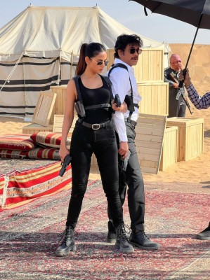 Nagarjuna, Sonal Chauhan's crucial action sequences for 'The Ghost' canned in Dubai
