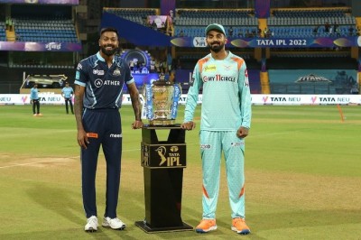 IPL 2022: Gujarat Titans win toss, elect to bowl against Lucknow Super Giants IPL 2022: Gujarat Titans win toss, elect to bowl against Lucknow Super Giants