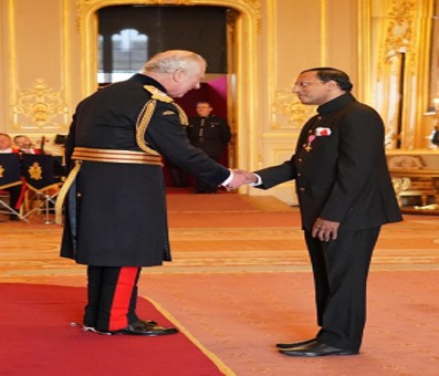 Order of British Empire conferred on Indian surgeon Raghu Ram Order of British Empire conferred on Indian surgeon Raghu Ram