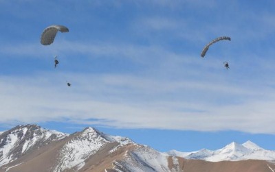 Army conducts airborne deployment exercise in peninsular India Army conducts airborne deployment exercise in peninsular India