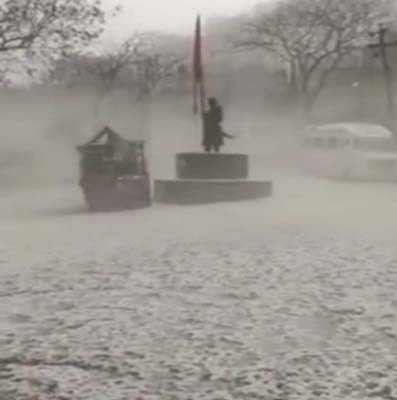 Heavy rains, hailstorm damage standing crops in Rajasthan Heavy rains, hailstorm damage standing crops in Rajasthan