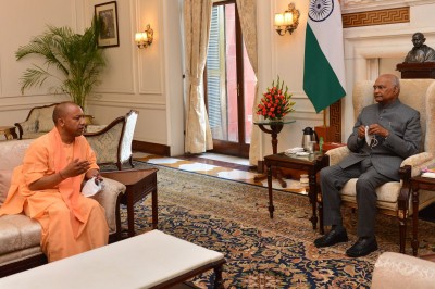 Yogi Adityanath meets President Kovind Yogi Adityanath meets President Kovind