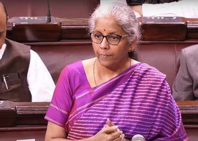 Sitharaman to present Budget for J&K in Parliament Sitharaman to present Budget for J&K in Parliament