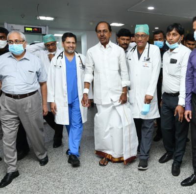 Telangana CM has no cardiac problem, say doctors Telangana CM has no cardiac problem, say doctors