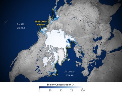 2022 Arctic winter sea ice 10th-lowest on record: NASA 2022 Arctic winter sea ice 10th-lowest on record: NASA