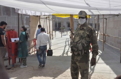 Counting of votes kick-off in UP amid high security Counting of votes kick-off in UP amid high security