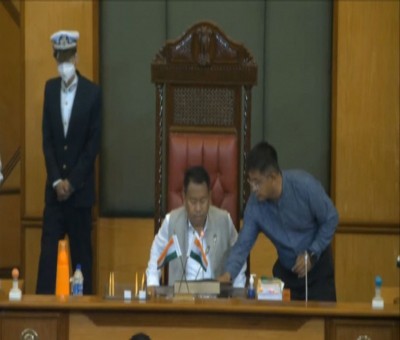 Thokchom Satyabrata Singh new Speaker of Manipur Assembly Thokchom Satyabrata Singh new Speaker of Manipur Assembly