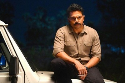 Stunt sequences for Karthi's 'Sardar' being shot in Mysore