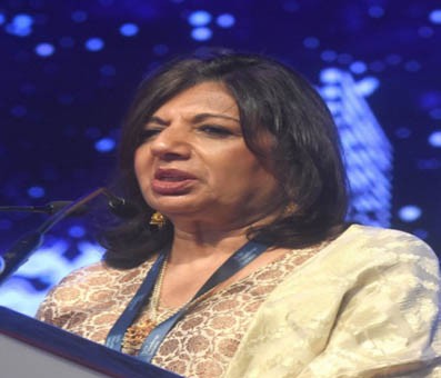 Resolve religious divide, Kiran Shaw urges K'taka CM amid Muslim ban Resolve religious divide, Kiran Shaw urges K'taka CM amid Muslim ban