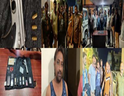 Wanted in 37 cases, Mumbai gangster held by K'taka Police Wanted in 37 cases, Mumbai gangster held by K'taka Police