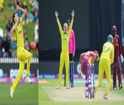 Women's World Cup: Australia power to huge win against West Indies Women's World Cup: Australia power to huge win against West Indies