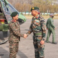 Northern Army commander reviews security scenario in Kashmir