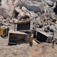 K'taka White Stone Hill collapses during mining, several Bengal labourers feared trapped 