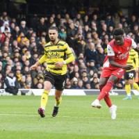 Premier League: Arsenal survive tense moments in 3-2 win over Watford