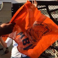 ABVP protest against objectionable posters in university
