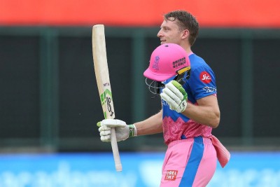 Buttler's maiden T20 ton leads RR to 55-run win over SRH Buttler's maiden T20 ton leads RR to 55-run win over SRH
