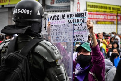 Colombian Prez rejects violent acts during protests Colombian Prez rejects violent acts during protests
