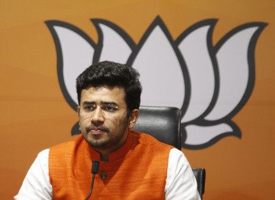Cong accuses BJP's Tejasvi Surya, his uncle of taking bribes for vaccines Cong accuses BJP's Tejasvi Surya, his uncle of taking bribes for vaccines