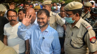 In a first in Assam polls, rights activist Akhil Gogoi wins from jail In a first in Assam polls, rights activist Akhil Gogoi wins from jail