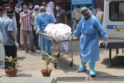 New high of 4.12L cases, 3,980 deaths in India New high of 4.12L cases, 3,980 deaths in India