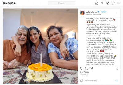 Aahana Kumra shares birthday pics Aahana Kumra shares birthday pics