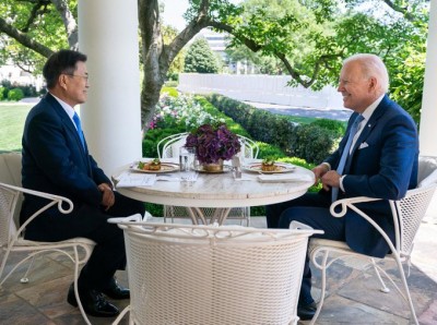 Biden, Moon voice willingness to engage with N.Korea Biden, Moon voice willingness to engage with N.Korea