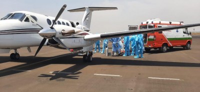 Sonu Sood gets critically-ill Covid patient airlifted from Jhansi to Hyderabad Sonu Sood gets critically-ill Covid patient airlifted from Jhansi to Hyderabad