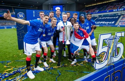 Rangers' fans blamed for vandalism, sectarian singing Rangers' fans blamed for vandalism, sectarian singing