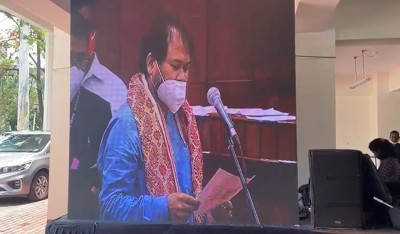 New Assam MLAs sworn-in, jailed leader Gogoi draws all attention New Assam MLAs sworn-in, jailed leader Gogoi draws all attention