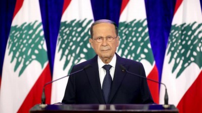 Lebanon Prez vows to restore land, maritime sovereignty Lebanon Prez vows to restore land, maritime sovereignty