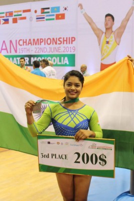 Gymnast Pranati Nayak to get Olympic Games quota Gymnast Pranati Nayak to get Olympic Games quota