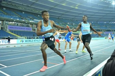 Botswana awards its World Athletics Relays bronze winning team Botswana awards its World Athletics Relays bronze winning team