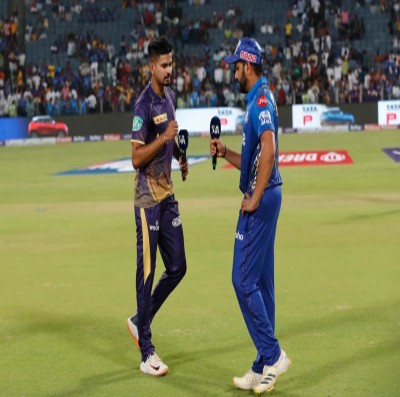 IPL 2022: Mumbai Indians win toss, elect to bowl first against Kolkata Knight Riders IPL 2022: Mumbai Indians win toss, elect to bowl first against Kolkata Knight Riders