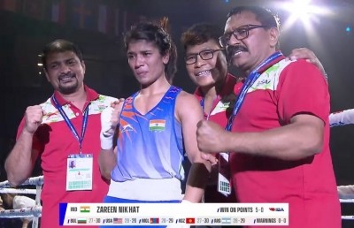 Women's World Boxing: India's Nikhat Zareen wins gold, beats Jutamas Jitpong in 52kg final Women's World Boxing: India's Nikhat Zareen wins gold, beats Jutamas Jitpong in 52kg final