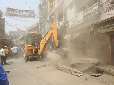 Bulldozer symbolises BJP's 'greed for power'