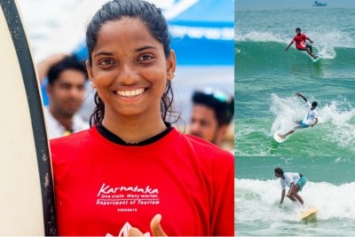 Tamil Nadu's Groms, Karnataka women dominate day 2 of Indian Open of Surfing Tamil Nadu's Groms, Karnataka women dominate day 2 of Indian Open of Surfing