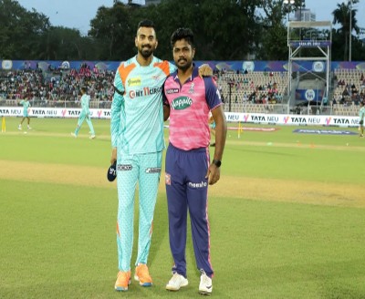 IPL 2022: Rajasthan Royals win toss, elect to bat against Lucknow Super Giants IPL 2022: Rajasthan Royals win toss, elect to bat against Lucknow Super Giants