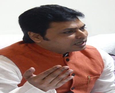 Tripura Chief Minister Biplab Kumar Deb resigns