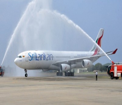 SriLankan Airline makes a beeline for refuelling at Thiruvananthapuram airport SriLankan Airline makes a beeline for refuelling at Thiruvananthapuram airport