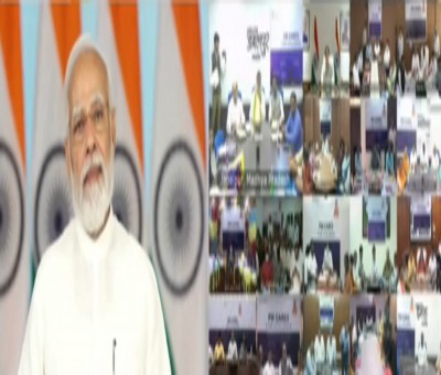 Last 8 years have been devoted to welfare, service of poor: Modi Last 8 years have been devoted to welfare, service of poor: Modi